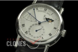 BR00011 Calender/Moonphase/Reserve SS/LE Silver Miyota 9015 Mod to Calibre 5165R