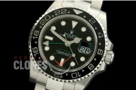 RLGS00009 116710BL GMT SS/SS Black A-2836 Mod to Cal 3186
