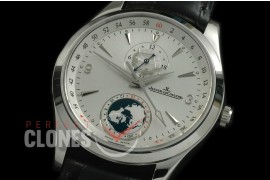 JLM24-101 Master 24 Hours SS/LE White Miyota 9015 