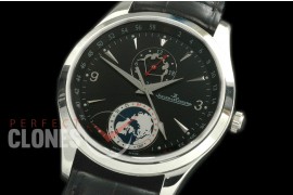JLM24-102 Master 24 Hours SS/LE Black Miyota 9015 