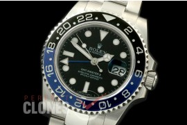 RLGS00011 116710BLNR GMT SS/SS Black A-2836 Mod to Cal 3186