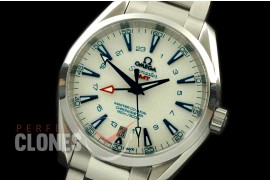 OMAT41-162S Aqua Terra GMT SS/SS White A-2836