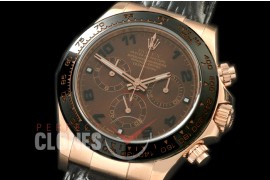 0 RLDFR00377 NF Daytona 116515 RG/CER/LE Brown Num A-7750