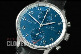 IWPG00056 ZF 3714 Portugese Chrono SS/LE Laureus Blue A-7750