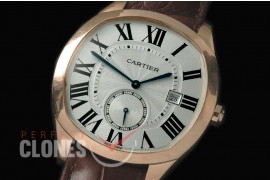 CARDR-1011 Drive de Cartier RG/LE White Miyota 8205