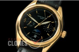 PPCA00137 Calender/Reserve Complications YG/LE Black Sticks Miyota 9100