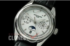 PPCA00101 Calender/Moonphase Complications SS/LE White Sticks Miyota 9100