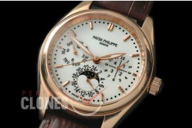 PPCA00111 Calender/Moonphase Complications RG/LE White Sticks Miyota 9100