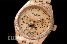 PPCA00113SD Calender/Moonphase Complications RG/RG Rose Gold Sticks Miyota 9100