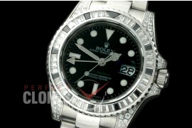 0 RLGS01004A 116719 GMT SS/Diam/SS Black A-2836 Mod to Cal 3186