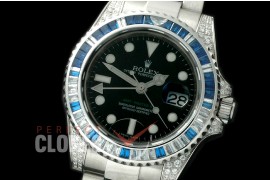 0 RLGS01005A 116719 GMT SS/Diam/SS Black A-2836 Mod to Cal 3186