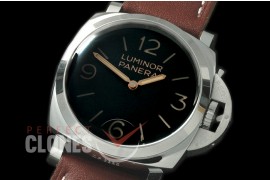 0 0 PN372S01 Pam 372 S Luminor 1950 3 Days SS/LE Black P-3000 Superclone