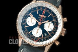 BLNB01-113 Navitimer B01 RG/LE Blue Asian 7750 28800