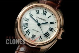 CARCLE01011 Cle De Cartier Ladies RG/LE White J-9015 - Special Offer
