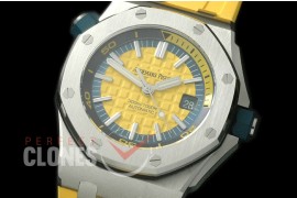 APD00023 Royal Oak Offshore Diver 15710 SS/RU Yellow A-3120