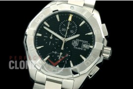 TGAQ00402 Aquaracer Calibre 16 SS/SS Black OS 20 Qtza