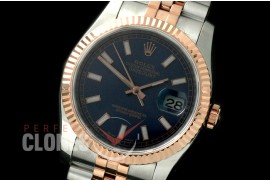 R36DJTR-705 116231 SS/RG Fluted/Jubilee Blue Sticks SA 3135