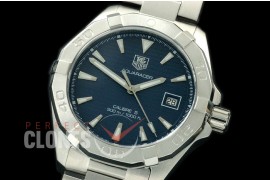 TGAQ00203 Aquaracer Calibre 5 SS/SS Blue Asian Clone 2836