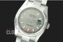 R36DJS-753 116234 SS/SS Fluted/Oyster Light Grey Sticks SA 3135