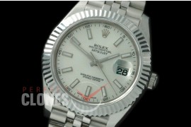 R41DJS-801 126334 SS/SS Fluted/Jubilee White Sticks SA 3235