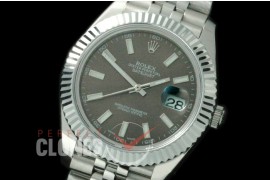 R41DJS-805 126334 SS/SS Fluted/Jubilee Dark Grey Sticks SA 3235