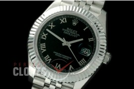 R41DJS-813 126334 SS/SS Fluted/Jubilee Black Roman SA 3235