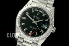 R40DDS00402D 228349RBR SS/SS Diam Bez Black Glazier A-2836/3255