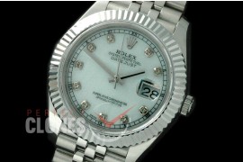 R41DJS-829 126334 SS/SS Fluted/Jubilee MOP White Diam SA 3235