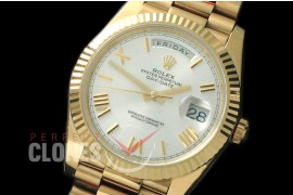 R40DDF00131 NF 228238 YG/YG Silver White Roman SA 3255