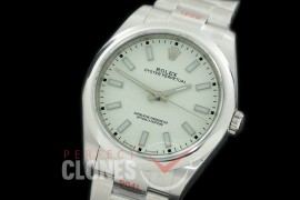 RLOY00136S GMF 904L Steel Osyter Perpetual 114300 SS/SS White SH 3132