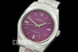 RLOY00133S GMF 904L Steel Osyter Perpetual 114300 SS/SS Red Wine SH 3132