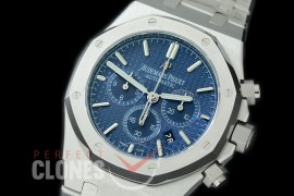 AP26331-107 OMF Royal Oak Chronograph SS/SS Blue A-7750 Mod 1-1 Thickness 