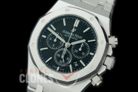 AP26331-106 OMF Royal Oak Chronograph SS/SS Black A-7750 Mod 1-1 Thickness 