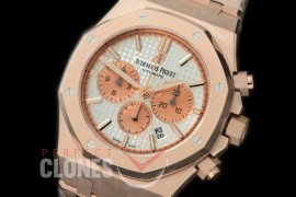 AP26331-111 OMF Royal Oak Chronograph RG/RG White A-7750 Mod 1-1 Thickness 
