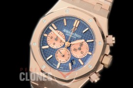 AP26331-113 OMF Royal Oak Chronograph RG/RG Blue A-7750 Mod 1-1 Thickness 