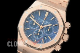 AP26331-117 OMF Royal Oak Chronograph RG/RG Blue A-7750 Mod 1-1 Thickness 
