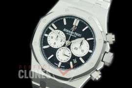 AP26331-101 OMF Royal Oak Chronograph SS/SS Black A-7750 Mod 1-1 Thickness 