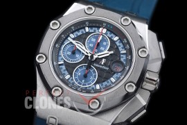 0 AP-26568-702 Royal Oak Chrono 26568 M-Schumacher TI/RU Blue 3126 - Special Offer