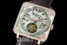 0 0 0 0 BRX2-106 X2 Tourbillon Micro Rotor RG/LE Silver Real Tourbillon 