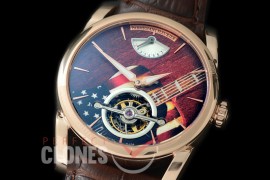 0 0 0 PG-TD-116 Tonda Reserve de Marche Tourbillon RG/LE Woodstock Graphic Cross Bridge Tourbillon H/W