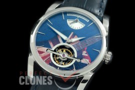 0 0 0 PG-TD-106 Tonda Reserve de Marche Tourbillon SS/LE Woodstock Graphic Cross Bridge Tourbillon H/W