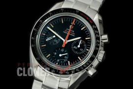 0 0 0 OMSP00314 OMF Speedster Moon Watch Limited Ed SS/SS Black Venus 75 H/W