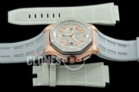 0 0 0 0 AAP00091 26210 Royal Oak Offshore Lebron James Limited Edition RG/RU Grey A-3126 Free XS Rubber Strap