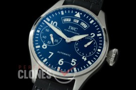 0 0 IWP7D00058 Big Pilot 150 Years Limited Ed 7 Days Annual Calender 5027-03 SS/LE Blue A-52850