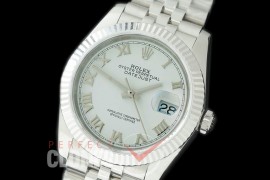 R36DJS-521 126234 SS/SS Fluted/Jubilee 2019 White Roman A-2824