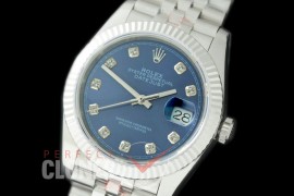 R36DJS-514 126234 SS/SS Fluted/Jubilee 2019 Blue Diamonds A-2824
