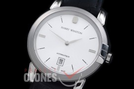 HW00101 Midnight Automatic SS/LE White Jap Miyota 9015