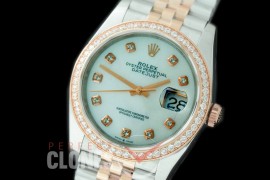R36DJTR-517Y 126281RBR SS/RG Diamond/Jubilee 2019 MOP White Diam A-2824