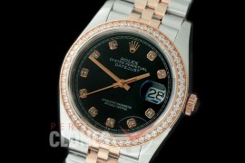 R36DJTR-512Y 126281RBR SS/RG Diamond/Jubilee 2019 Black Diam A-2824