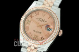 R36DJTR-529Y 126281RBR SS/RG Diamond/Jubilee 2019 Rose Gold Roman/Diam A-2824